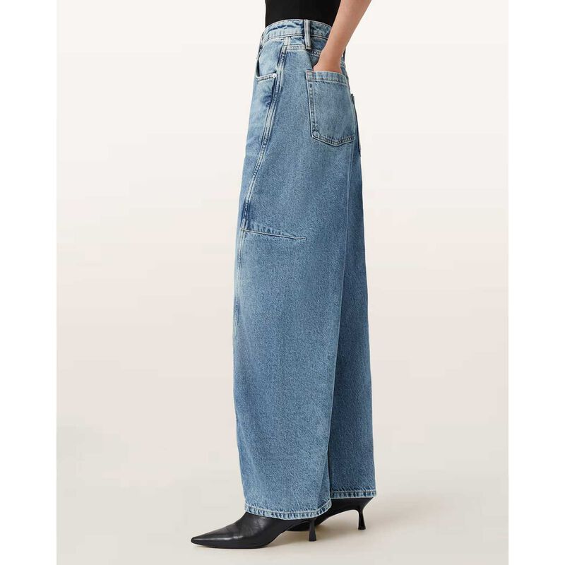 AllSaints Carter Barrel Leg Jeans image number 2